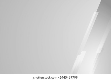 Abstractas fondo moderno de velocidad de línea blanca y gris. patrón blanco de textura. Ilustración vectorial