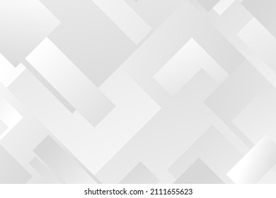 Abstract white and gray lines diagonal with gradient modern geometric shapes vector background.