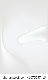 Abstract white and gray mesh gradient background or wallpaper, Vector EPS