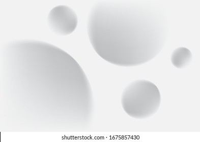 Abstract white and gray mesh gradient background or wallpaper, Vector EPS - Shutterstock ID 1675857430
