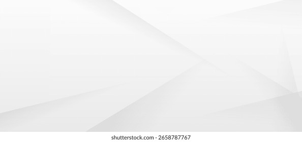 Fondo de textura de líneas diagonales geométricas modernas Abstractas blancas y grises. Ilustración vectorial