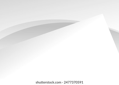Abstractas fondo de forma moderna blanco y gris. patrón blanco de textura. Ilustración vectorial	