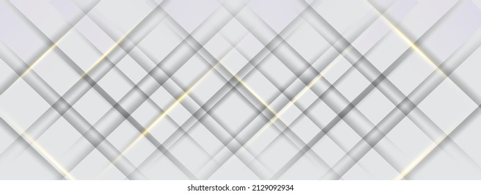 Abstract white and gray on silver background shining modern design light. Gold color sparkling vector illustration