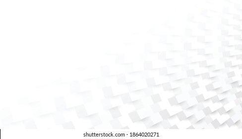 Resumen de papel blanco y gris recortar sombra 3d fondo de la ilustración de la perspectiva de la plantilla. Decoración para anuncios, afiches, obras de arte, diseño de plantillas, impresión. vector de ilustración eps10