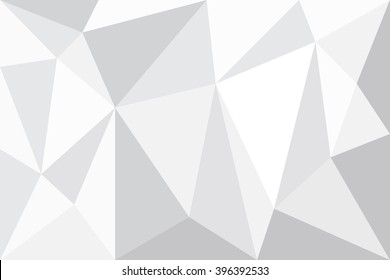 Abstract white gray Polygon for background