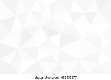 Abstract white and gray Polygon for background