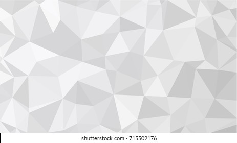 Abstract white gray Polygon for background