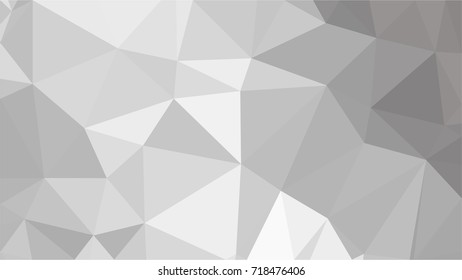 Abstract white gray Polygon for background, Triangle image, for design.