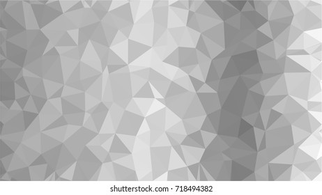 Abstract white gray Polygon for background, Triangle image, for design.