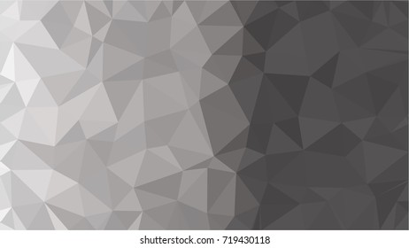 Abstract white gray Polygon for background, Triangle image, for design.