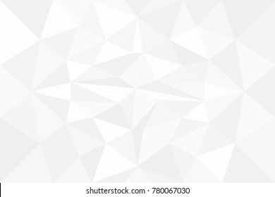 Abstract white gray polygon for background