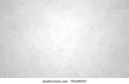 Abstract white gray Polygon for background