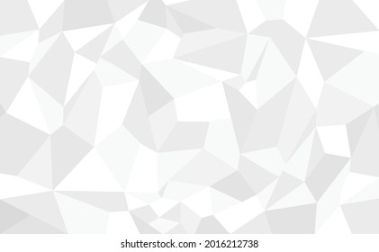 Resumen gris blanco Fondo poligonal. Vector eps 10