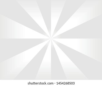 Abstract white and gray rays background.Vector illustration.