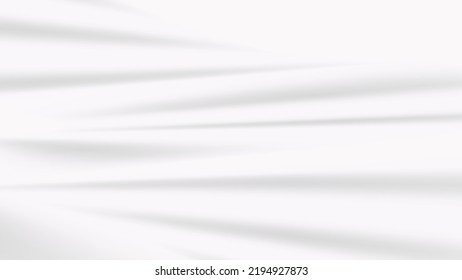 Abstract white and gray satin silk fabric beautiful background and texture. Vector illustration