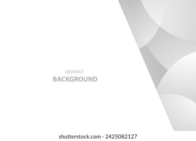 Abstract white and gray shape background. texture white pattern. vector illustration
