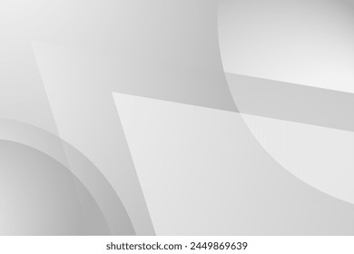Abstractas fondo de forma blanca y gris. patrón blanco de textura. Ilustración vectorial	