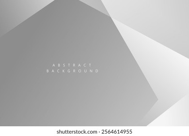 Abstract white and gray shape minimalist modern vector background. texture white pattern	