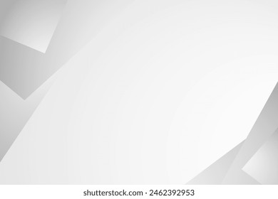 Abstract white and gray shape modern vector background. texture white pattern	