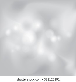 Abstract white and gray smoky background subtle chrome metal texture