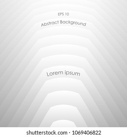 Abstract white and gray smooth tone background. Pattern for business futuristic presentation. Illustration vector eps10