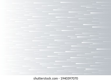 Abstract White And Gray Speed Lines Moving Forward Motion Design Background. Vector Illustration