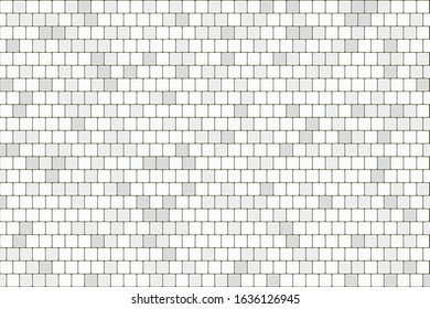 Abstract white and gray square brick wall pattern artwork background. Use for ad, poster, template design, print, headline. illustration vector eps10