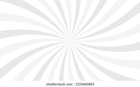 abstract white gray sun rays, retro styled sun burst pattern texture background, vector illustration, curving line art