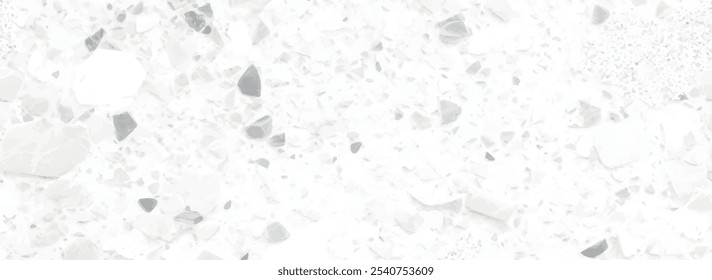 Abstrato branco e cinza terrazzo piso textura polido pedra padrão antigo superfície de mármore para fundo. Parede terrazzo textura cinza e preto de pedra granito branco fundo.