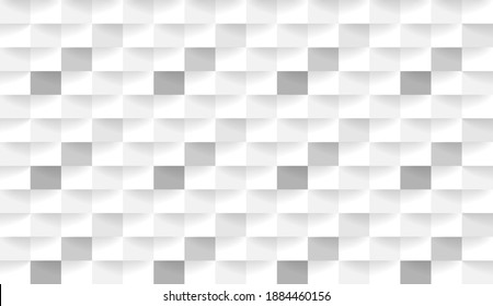 Abstract white and gray texture seamless background.Abstract white and gray Brick wall  seamless pattern background.vector illustrator.Fabric pattern vector.