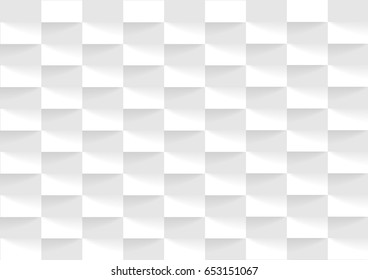 abstract white and gray tone vector background, brick perspective with shadow modern concept, space for text or message web design