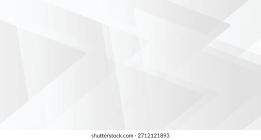 Fondo Abstractas de Vector de flecha de triángulo blanco y gris. Patrón blanco de textura para Anuncio, Fondo de pantalla, Ilustración vectorial de cubierta .