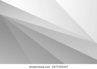 Abstractas fondo moderno triángulo blanco y gris. textura patrón blanco. Ilustración vectorial	