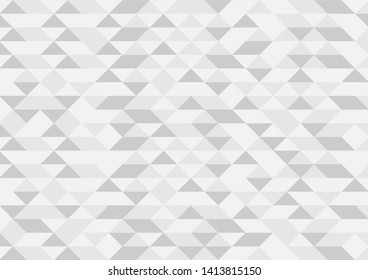 Seamless White Grey Triangle Pattern Vector Stock Vector (Royalty Free ...