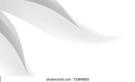 Abstract White and Gray Vector Backgrounds