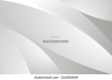 Resumen del fondo blanco y gris de las olas. patrón blanco de textura. ilustración vectorial