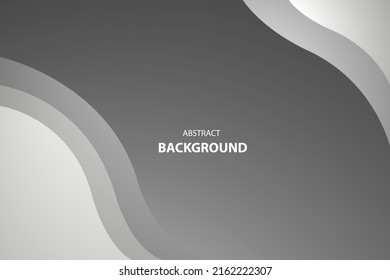 Abstrakter weißer und grauer Hintergrund. Vektorgrafik
