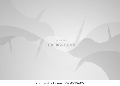 Abstrakter weißer und grauer Hintergrund. Textur weißes Muster. Vektorgrafik