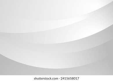 Abstract white and gray wave background. texture white pattern. vector illustration