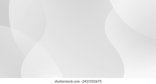 Resumen del fondo blanco y gris de las olas. patrón blanco de textura. ilustración vectorial