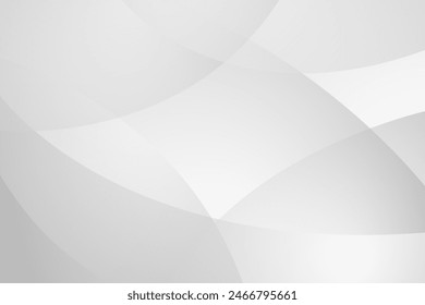 Abstract white and gray wave background. texture white pattern. vector illustration	