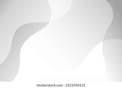 Abstractas fondo de onda blanco y gris. textura patrón blanco. Ilustración vectorial	