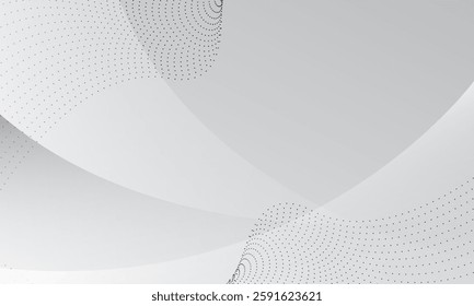 Abstract white and gray wave background. Eps10 vector