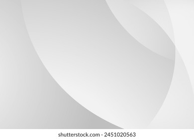 Abstract white and gray wave modern background. texture white pattern. vector illustration