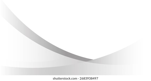 Abstractas fondo blanco y gris moderno de la onda. textura patrón blanco. Ilustración vectorial	