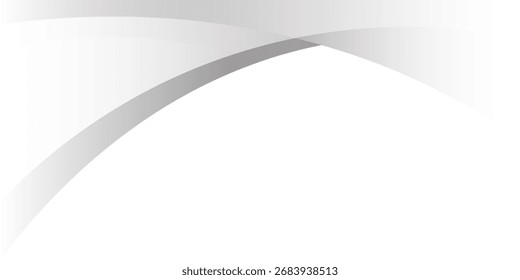 Abstractas fondo blanco y gris moderno de la onda. textura patrón blanco. Ilustración vectorial	