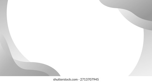 Abstract white and gray wave shape background. texture white pattern. vector illustration