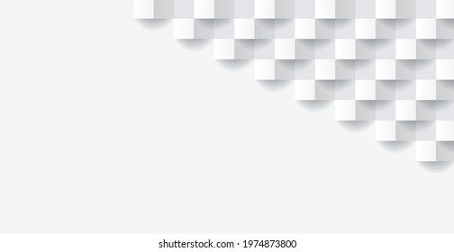 Abstract white and gray wicker, background texture, with space for advertising text - Vector