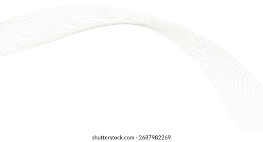 Patrón de artes modernas de Anuncio de fondo ancho de onda blanco y verde Abstractas