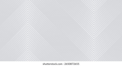 Abstract white and grey arrows futuristic technology background concept high-speed movement. Dynamic motion hi tech digital arrows and stripes.